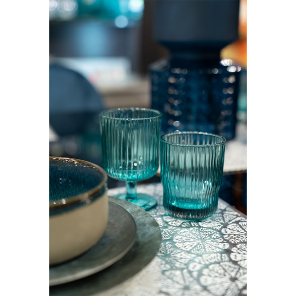 Gusta Drinkglas Blauw 250ml