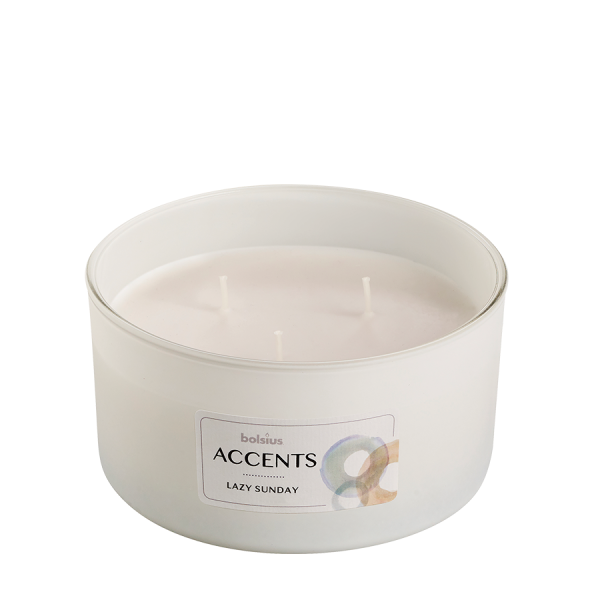 Bolsius Geurglas Accents Multi Lont Lazy Sunday 75/137mm