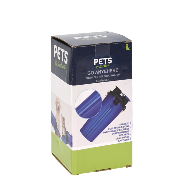 Dogs Collection Hondenvoer Beker Met Schaaltje Rood 880ml
