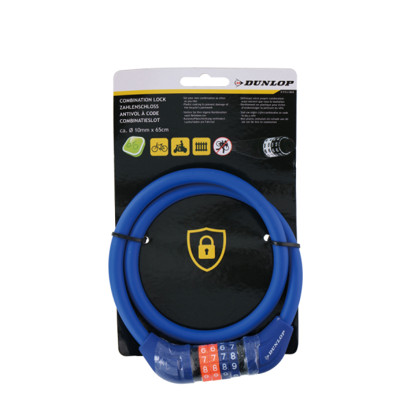Dunlop Combinatieslot Ø10mm Blauw