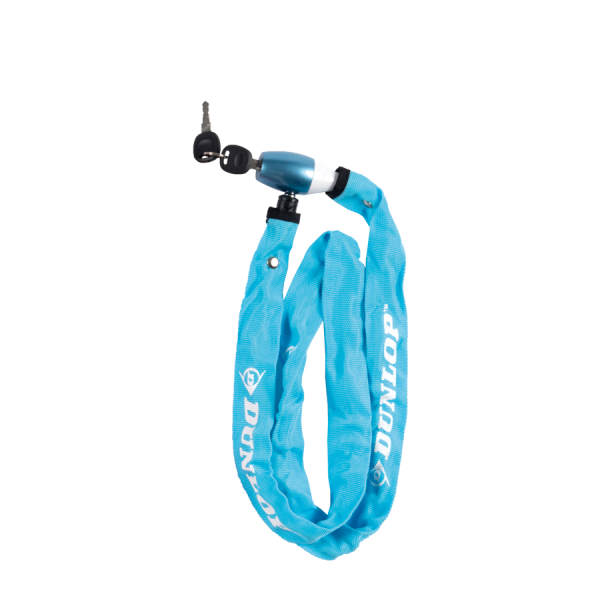 Dunlop Kettingslot Met Sleutel Blauw