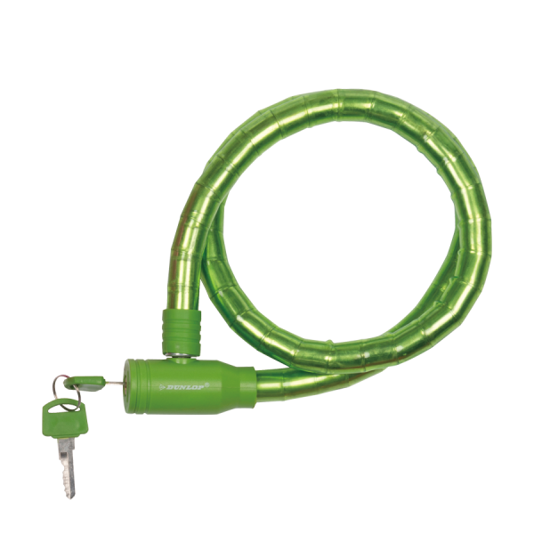Dunlop Slangslot Met Sleutel Ø18mm Groen