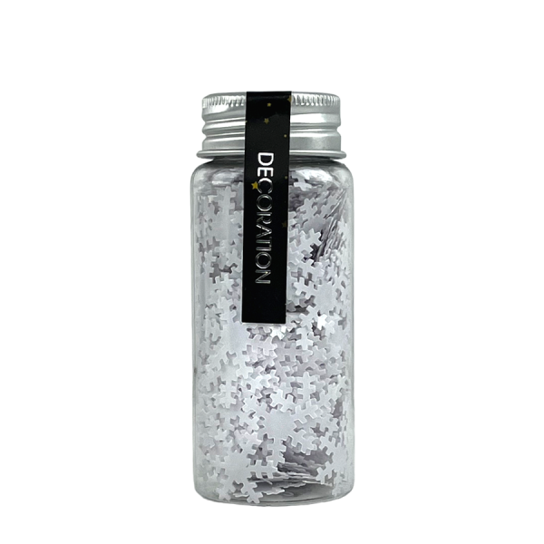 H&S Confetti Wit Sneeuwvlok 40gr