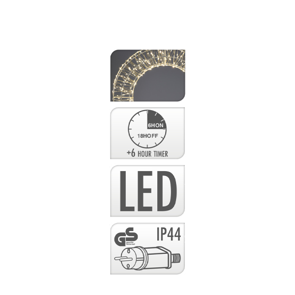 Ring LED Wit 720 leds Ø50cm