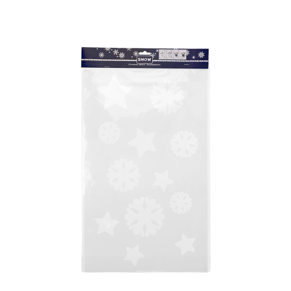Sjabloon Kerstdesign Sneeuwvlokken & Sterren 50x30cm