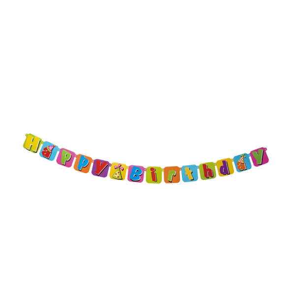 Slinger Happy Birthday 175cm