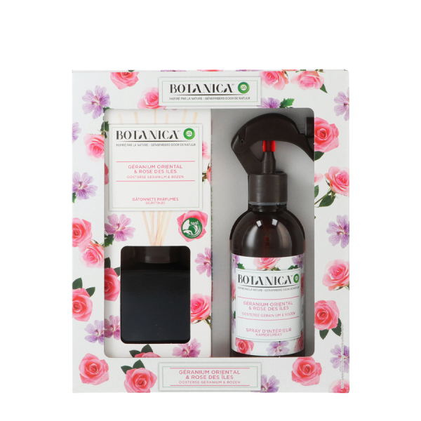 Air Wick Giftset Botanica Island Rose & Oriental Geranium