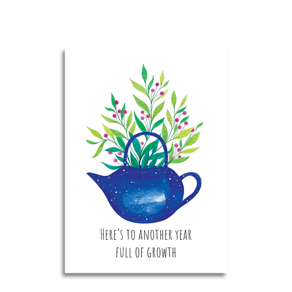 Art by Andu Wenskaart Another Year Full Of Growth