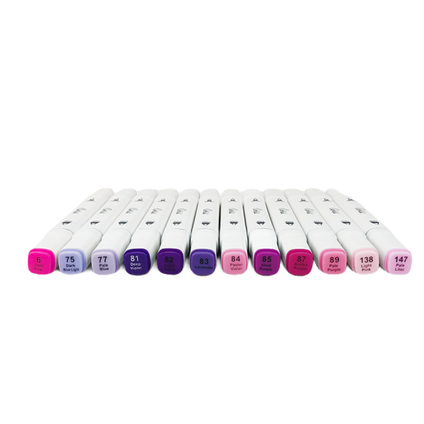 Artist Duo Tip Markers Roze 12 stuks