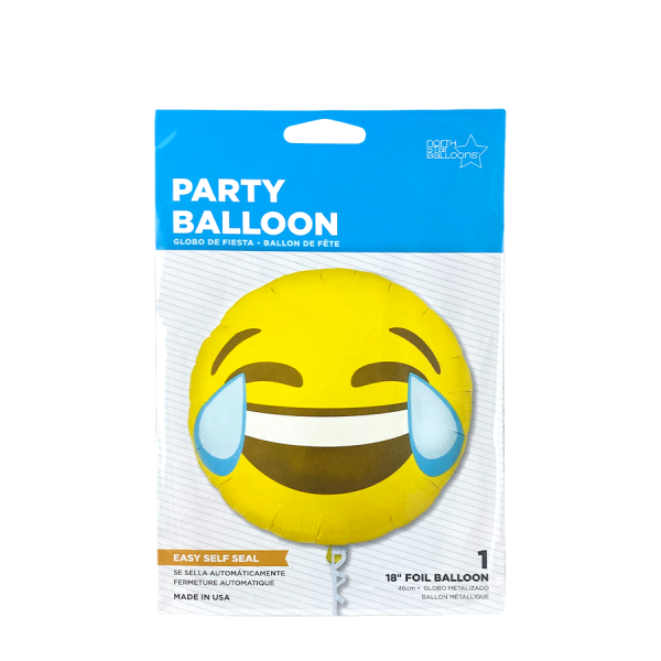 Ballon Folie Emoji Crying Laughing Ø46cm