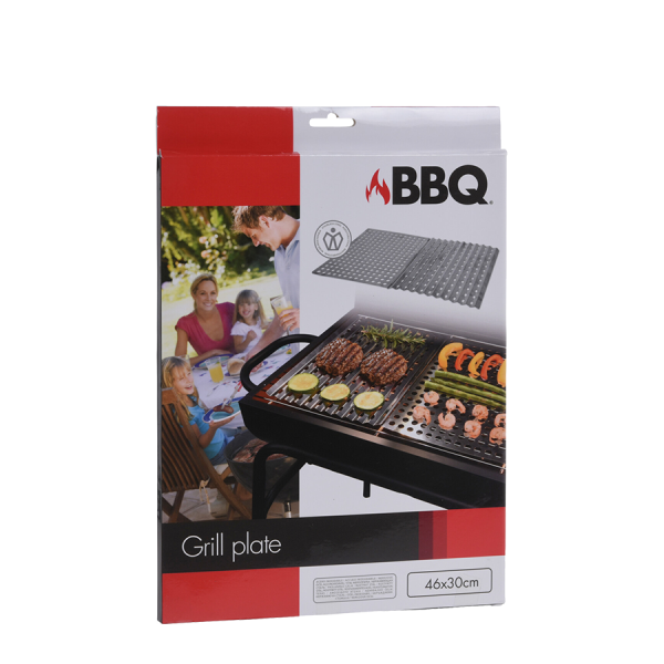 BBQ Barbecue Grillplaat 23x30cm 2 stuks