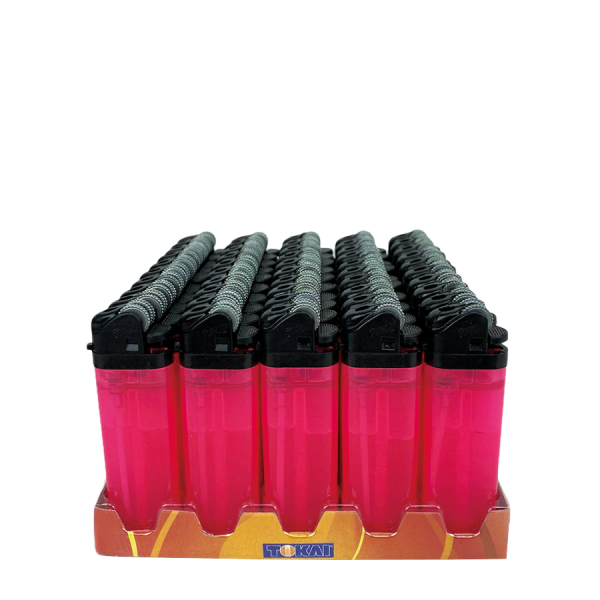 Tokai Aansteker Transparant Roze