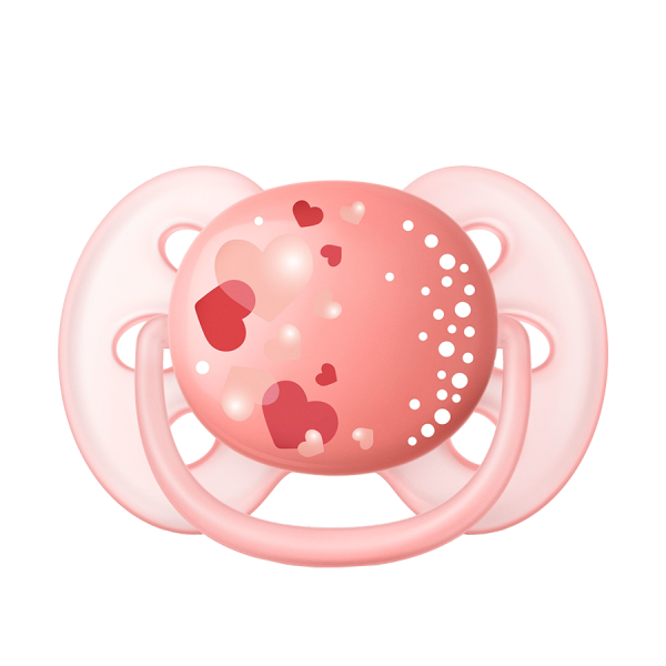 Philips Fopspeen Avent Ultra Soft Roze