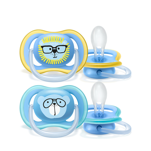 Philips Fopspeen Avent Ultra Air Blauw 2 stuks