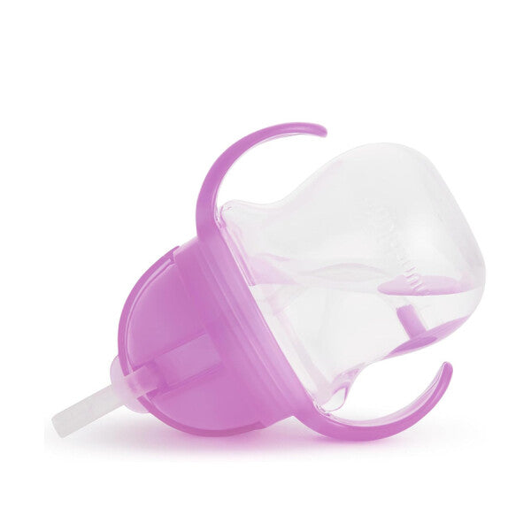 Munchkin Tip & Sip Straw Cup Weighted 207ml Roze/Paars Set 2-delig