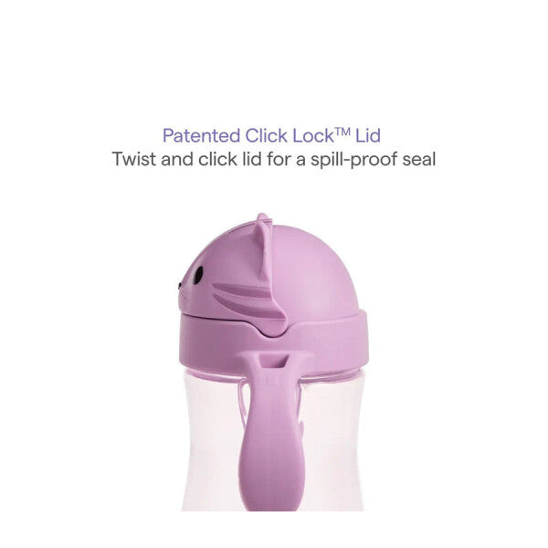 Munchkin Tip & Sip Straw Cup Weighted 296ml Kat Paars