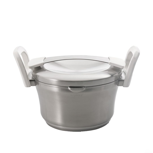 BergHOFF Auriga Kookpot Met Deksel Wit Ø18cm