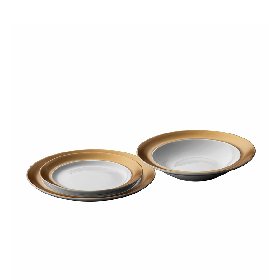 BergHOFF GEM Bordenset Wit/Goud 3-delig