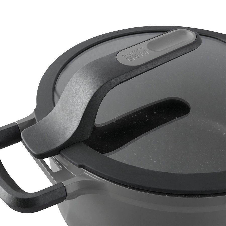BergHOFF GEM Kookpot Met Deksel Stay Cool Grijs Ø16cm