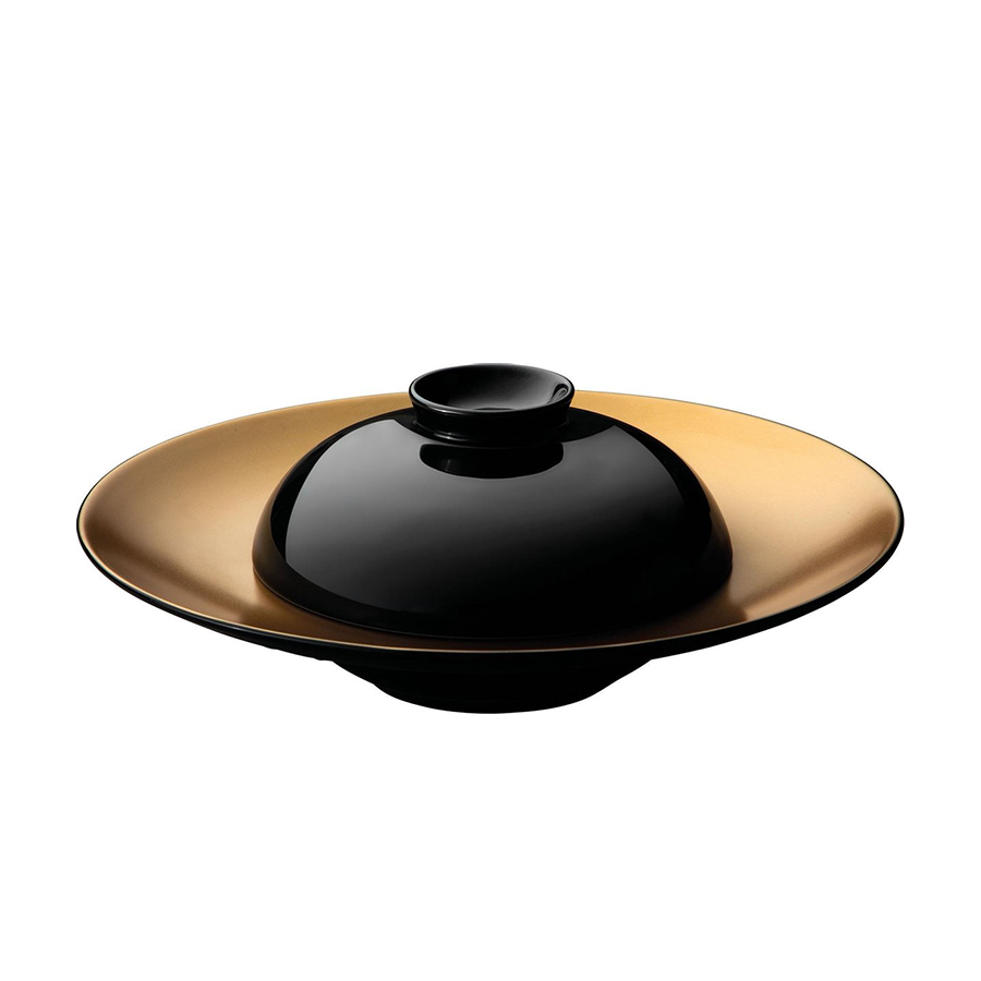 BergHOFF GEM Presentatiebord En Kom Zwart/Goud