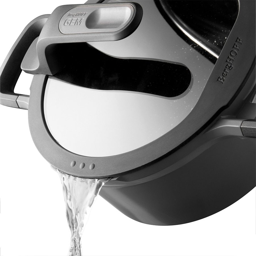 BergHOFF GEM Sauteerpan Met Deksel Stay Cool Grijs Ø24cm