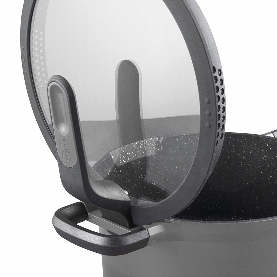 BergHOFF GEM Sauteerpan Met Deksel Stay Cool Grijs Ø24cm