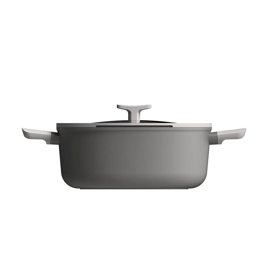 BergHOFF Leo Lite Kookpot Met Deksel Grijs Ø28cm
