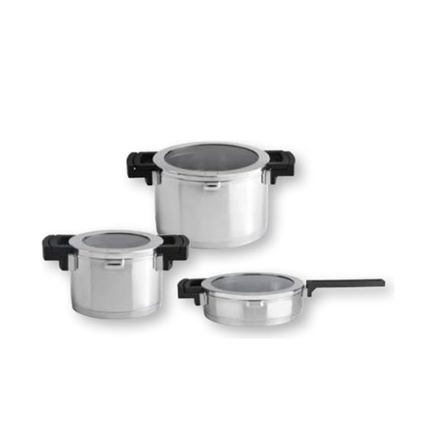 BergHOFF Neo Glass Kookpottenset Küppersbusch 6-delig