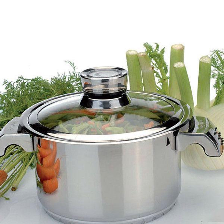 BergHOFF Orion Kookpot Met Glazen Deksel Ø24cm 6,8l