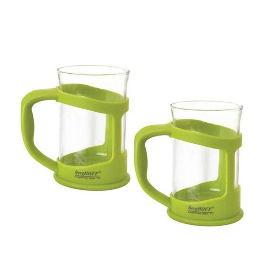 BergHOFF Studio Koffie-/Theekopje Groen 300ml 2 Stuks