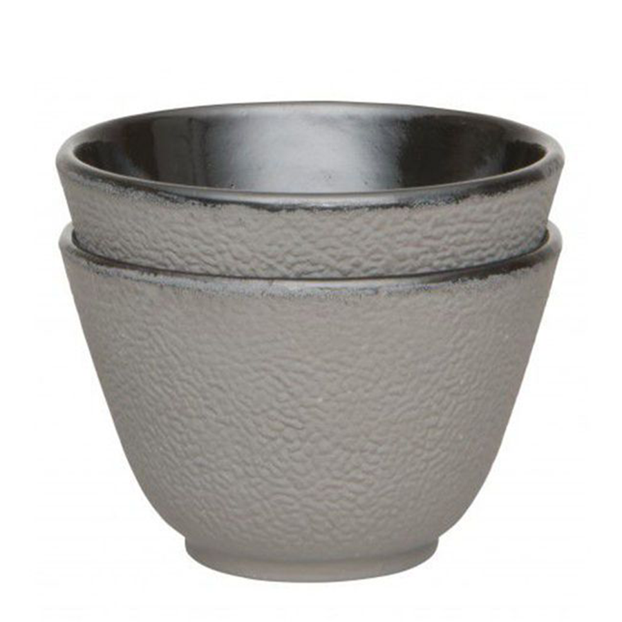 BergHOFF Theemok Gietijzer Grijs 100ml 2 stuks