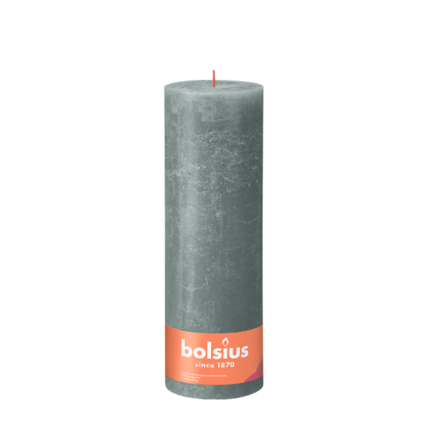 Bolsius Rustieke Stompkaars Eucalyptus Groen 300/100mm