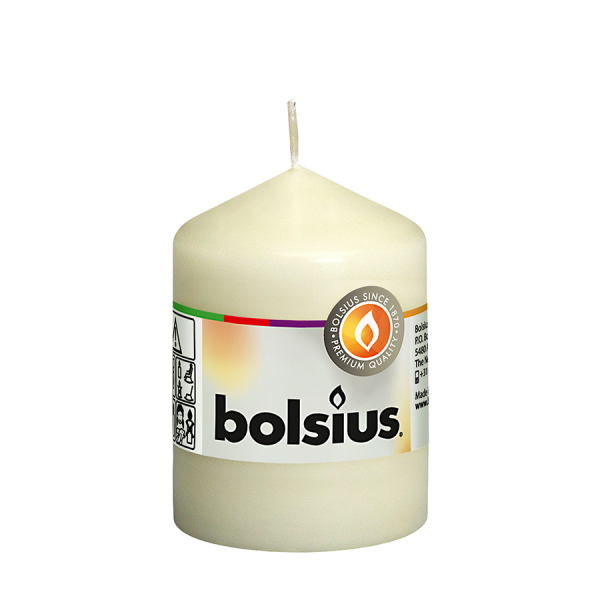 Bolsius Stompkaars Ivoor 80/58mm