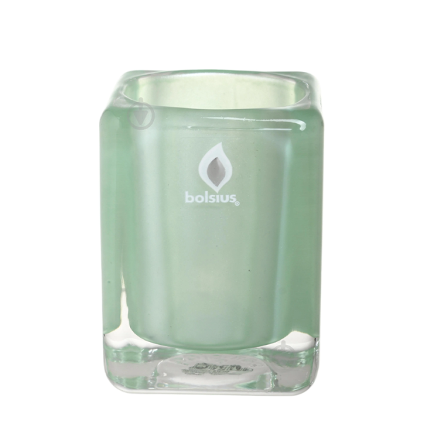 Bolsius Theelichthouder Glas Copper Green 76/55mm