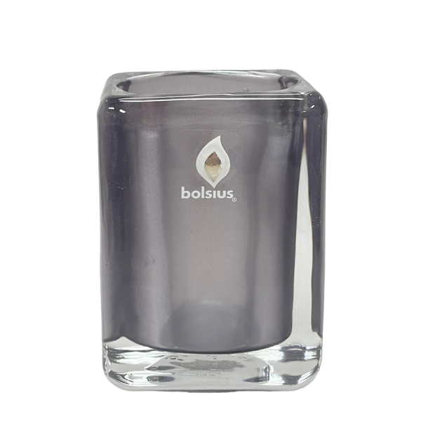 Bolsius Theelichthouder Glas Misty Blue 76/55mm
