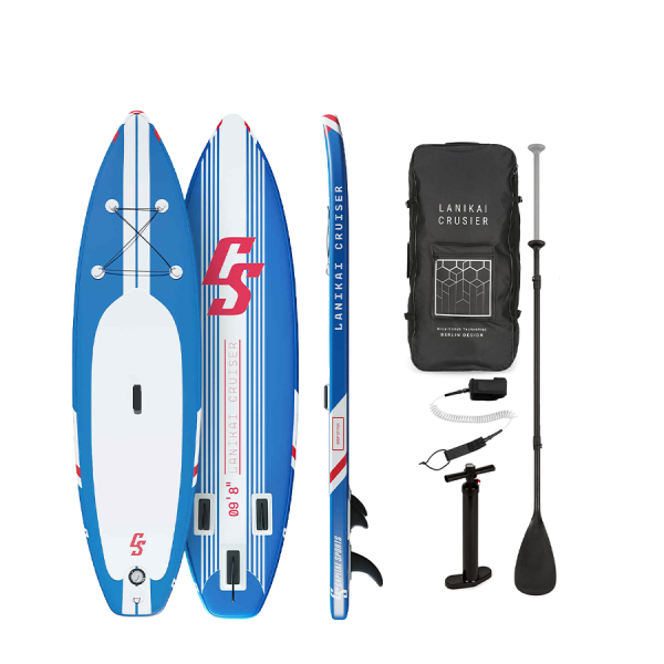 Capital Sports Sup Board Lanikai Cruiser 9'8" Blue Stripes