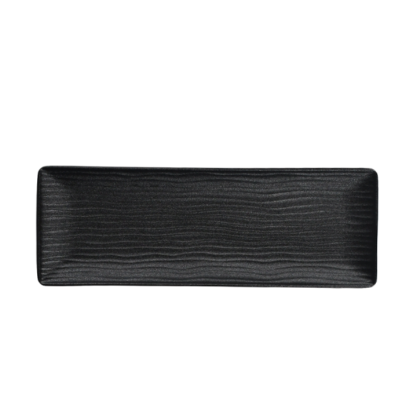 Cark Serveerschaal Ripple Black 31x11cm