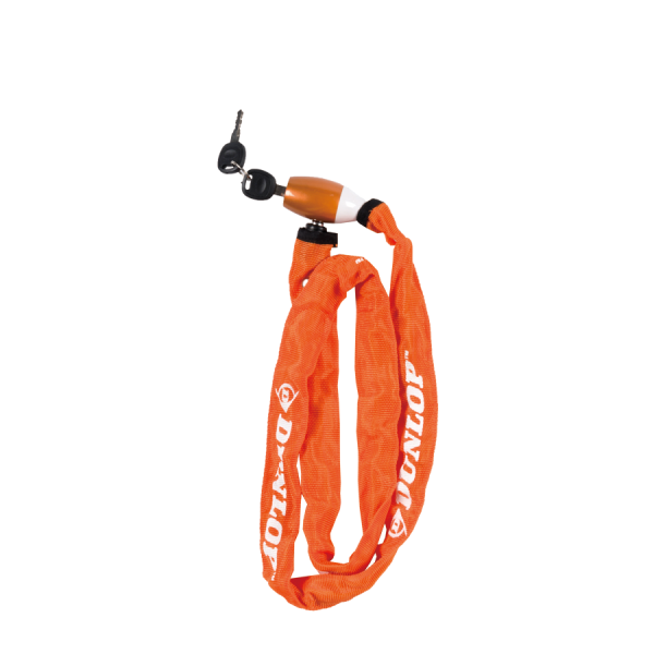 Dunlop Kettingslot Met Sleutel Oranje