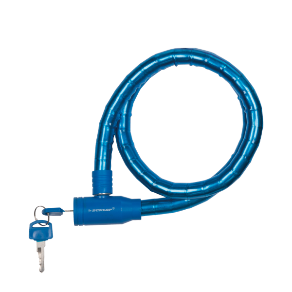 Dunlop Slangslot Met Sleutel Ø18mm Blauw