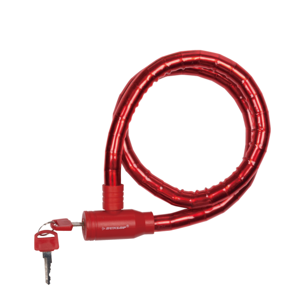 Dunlop Slangslot Met Sleutel Ø18mm Rood