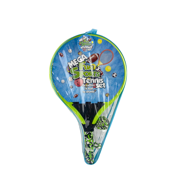 Fun Sports Mega Tennis Set Groen 4-Delig