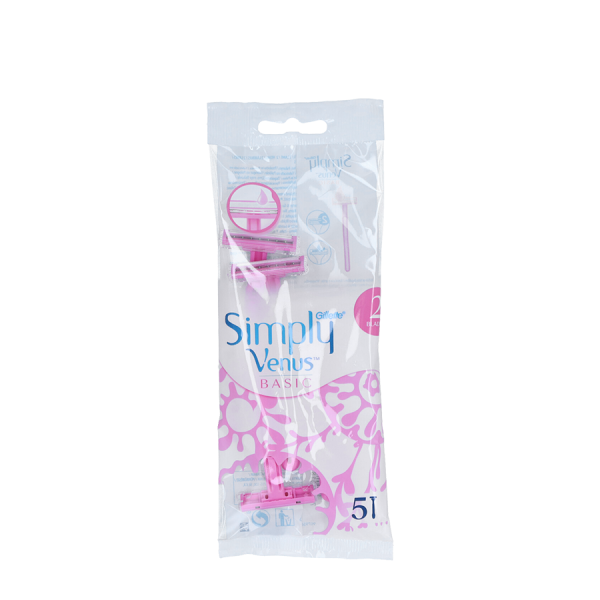 Gillette Wegwerpscheermesje Venus Simply Basic 5 stuks