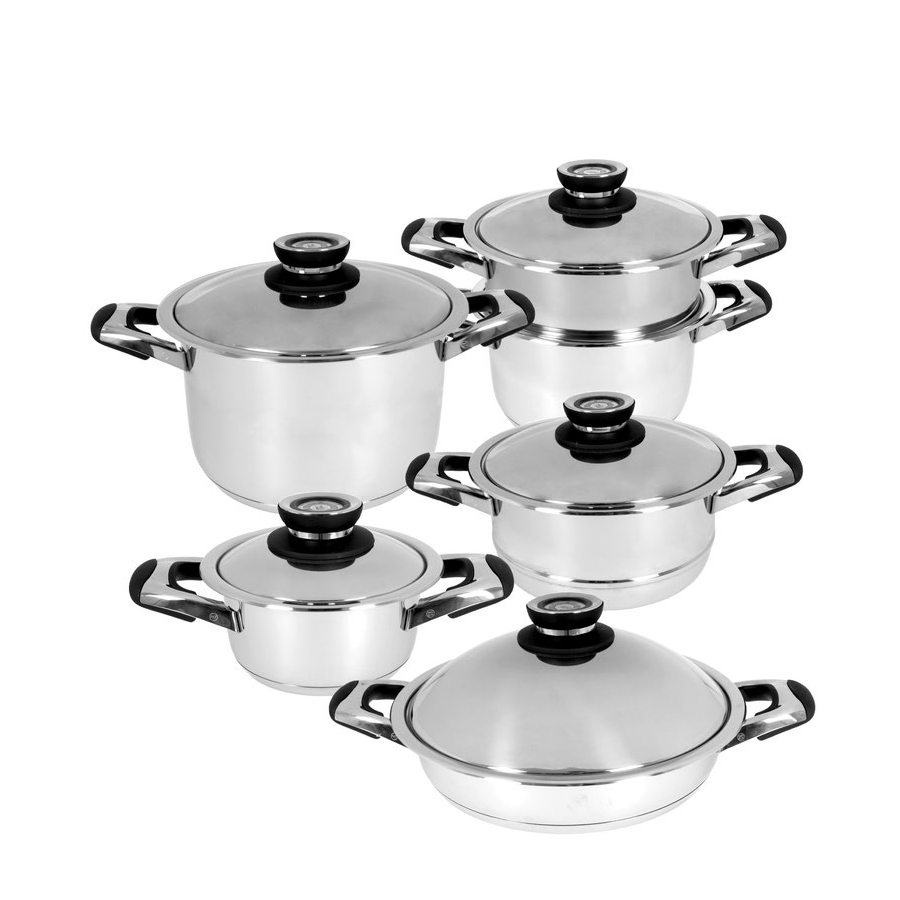 Globus Kitchenware Kookpottenset Lausanne 11-delig