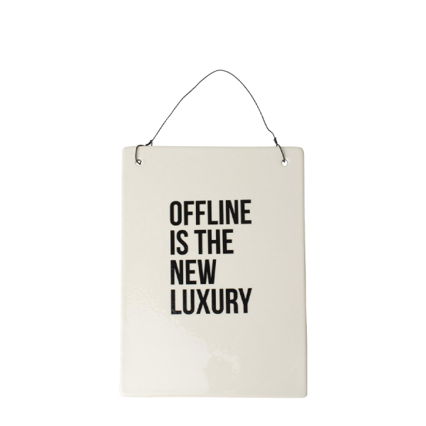 Gusta Wandbordje Offline 14x19cm