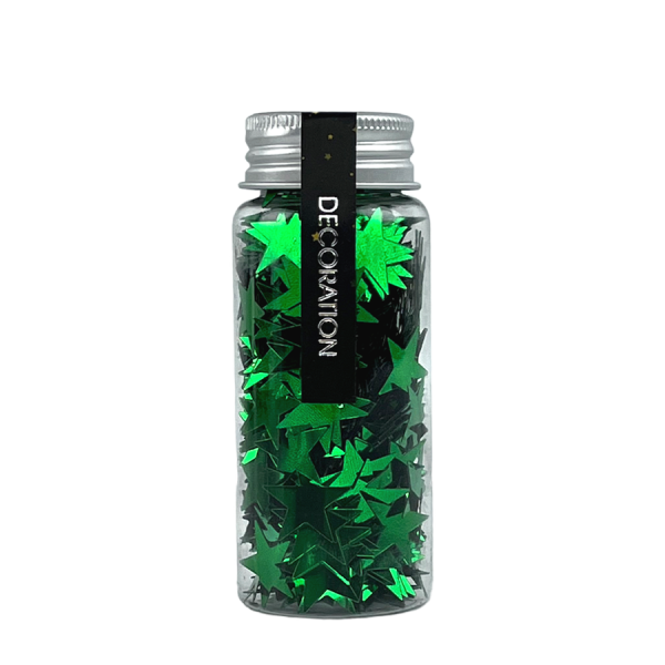 H&S Confetti Groen Ster 40gr