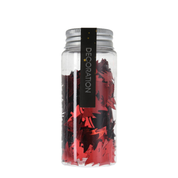 H&S Confetti Rood Kerstboom 40gr