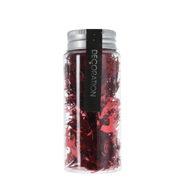 H&S Confetti Rood Rendier 40gr