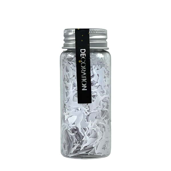 H&S Confetti Wit Rendier 40gr