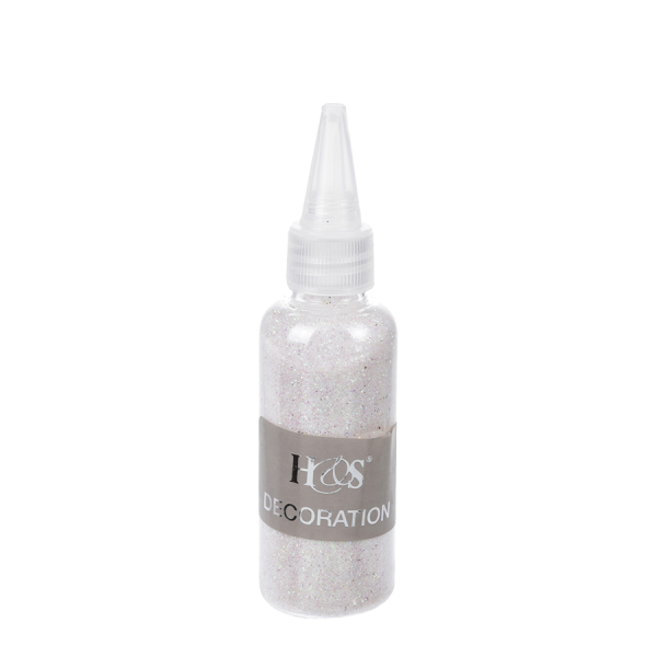H&S Glitter Klein Wit 40gr