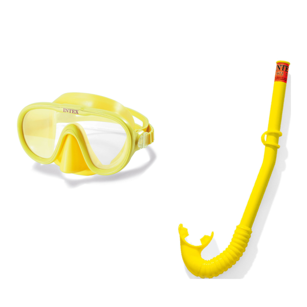 Intex Duikbril En Snorkel Junior Geel